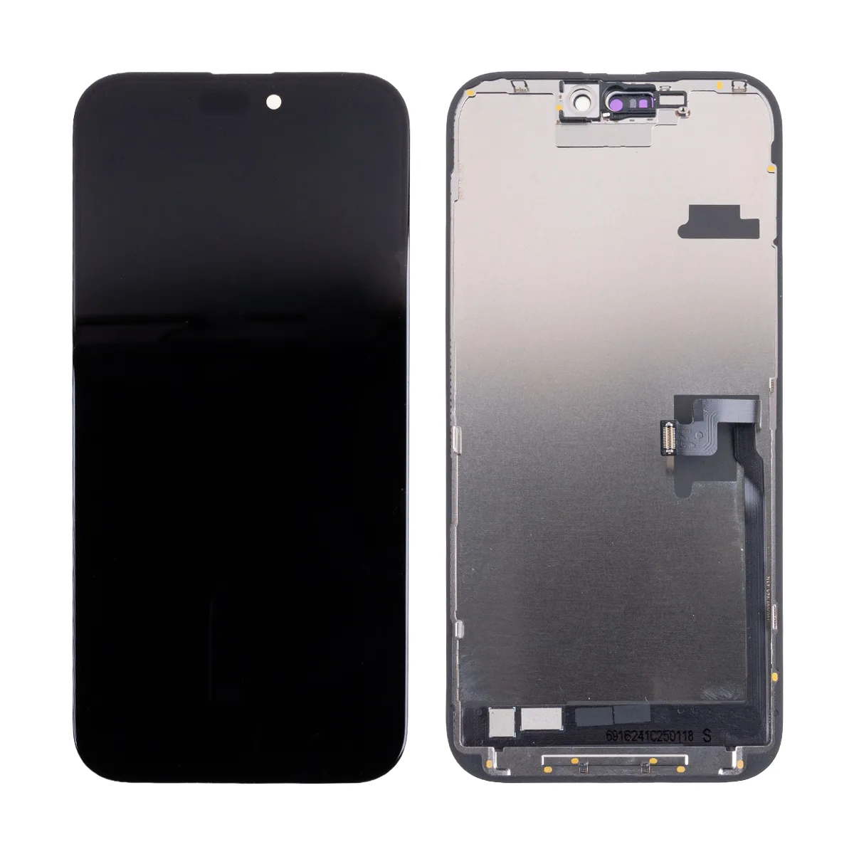 Дисплей для iPhone 16 Pro Max (A3296) в сборе с тачскрином Черный - (In-Cell) (площадка под IC)