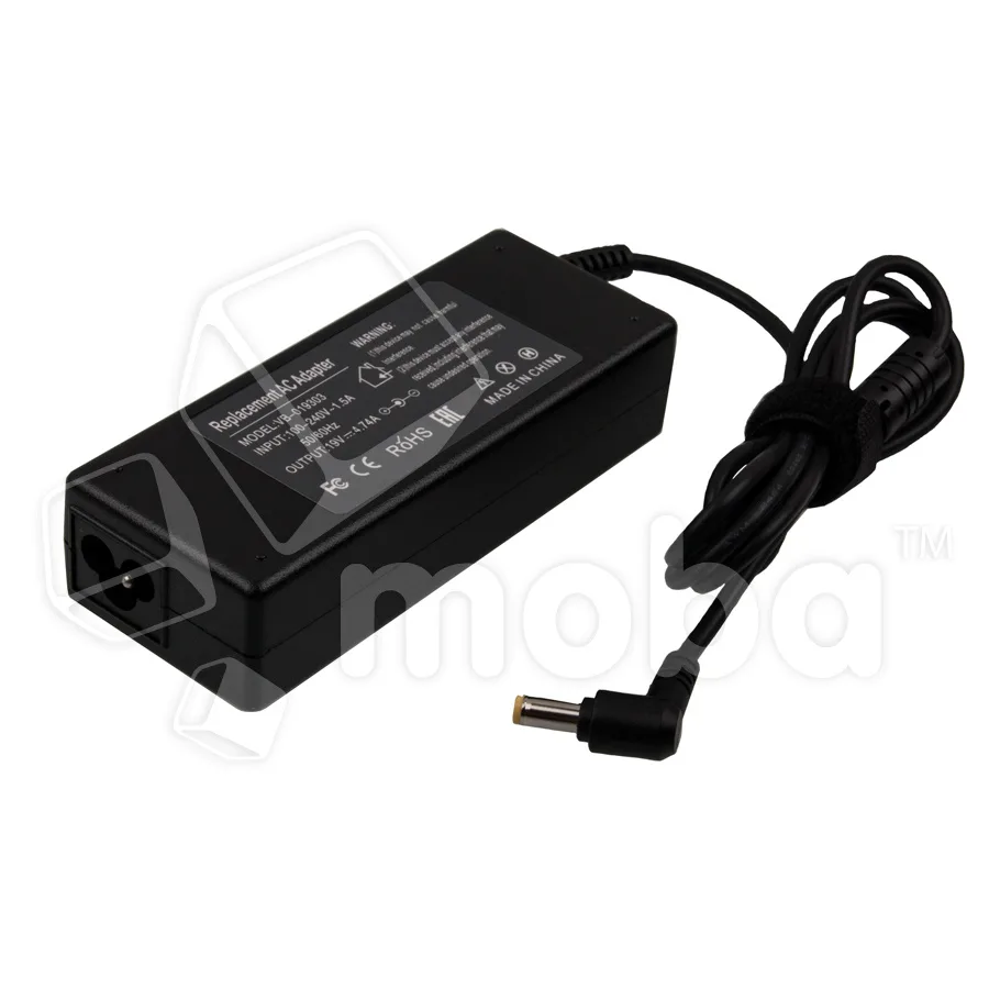 Блок питания (сетевой адаптер) для ноутбука Acer 19V, 4,74A, 90W (5,5?1,7) - Стандарт