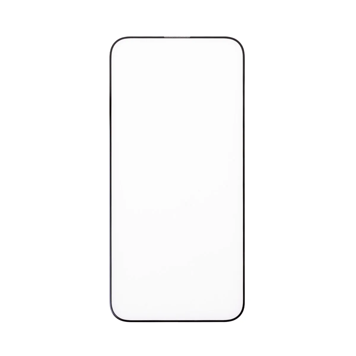 Защитное стекло "Стандарт" для iPhone 15 Pro Черный (Полное покрытие)