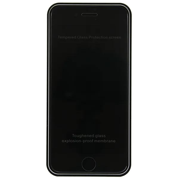 Защитное стекло "Антишпион" для iPhone 7/8/SE (2020)/SE (2022) Черный (Закалённое, полное покрытие)
