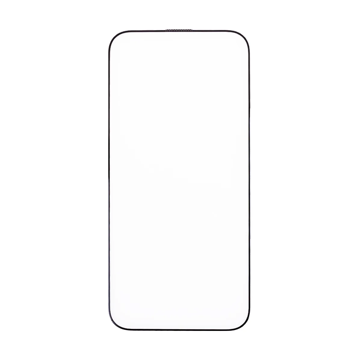 Защитное стекло с сеткой динамика для iPhone 16 Черный