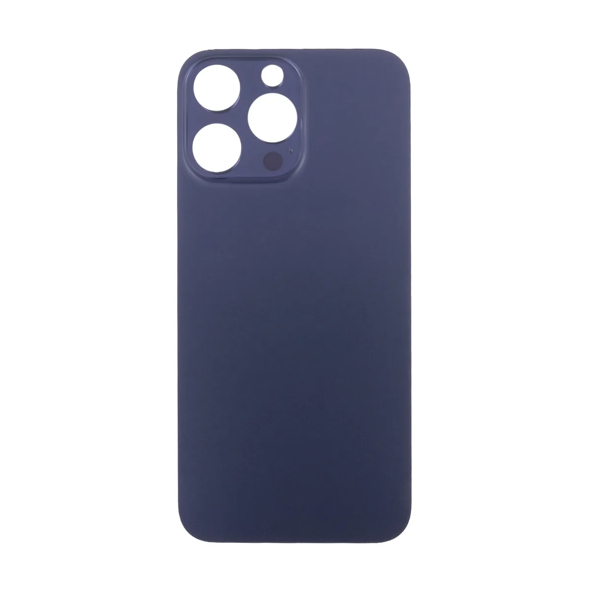 Задняя крышка для iPhone 14 Pro Max (A2895) Темно-фиолетовый (стекло, узкий вырез под камеру, логоти