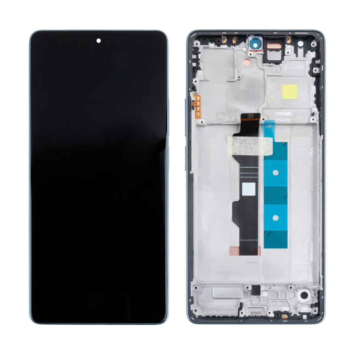 Дисплей для Xiaomi Redmi Note 13 Pro 4G (23117RA68G) модуль с рамкой Зеленый - OR (SP)