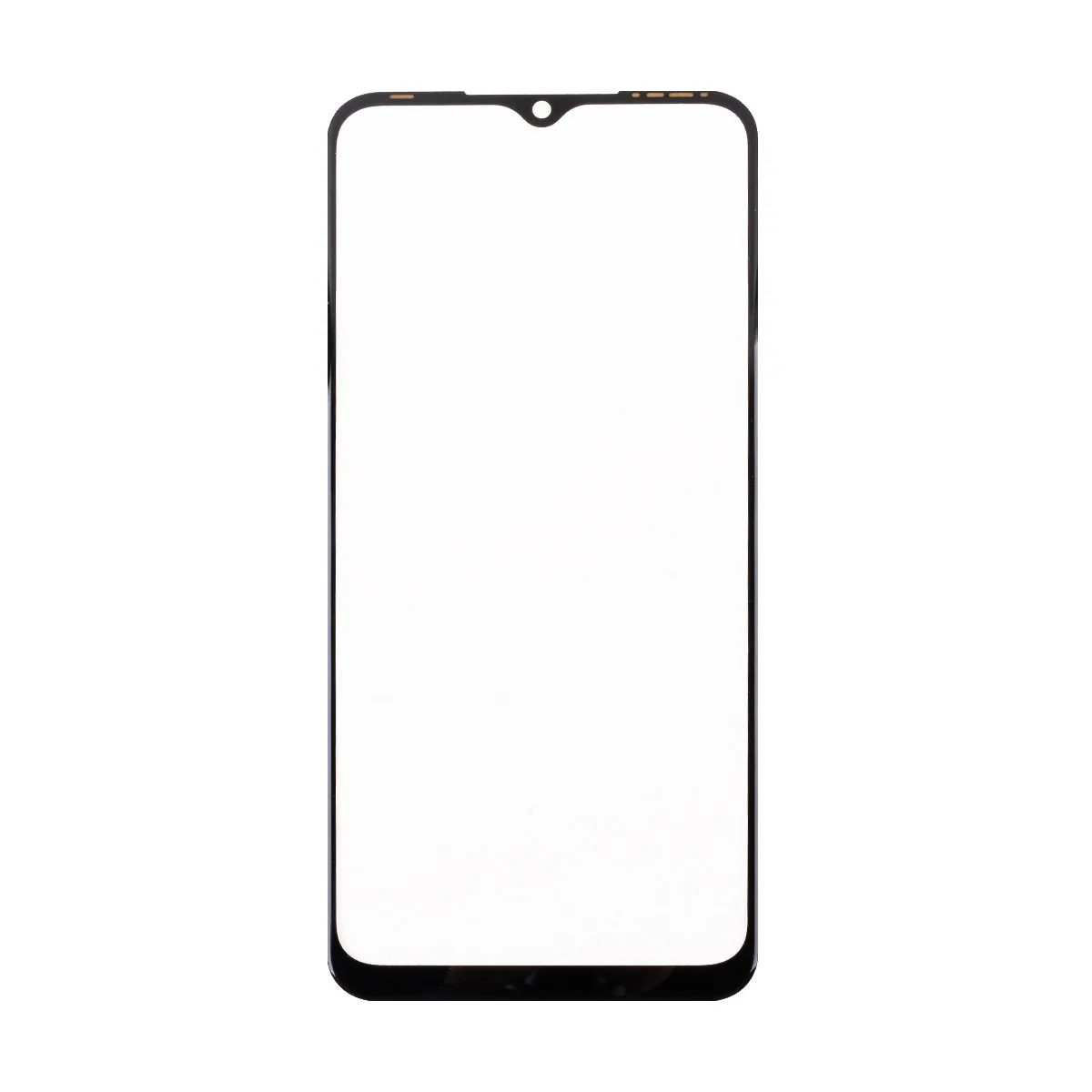 Стекло для переклейки Tecno Spark 8C (KG5n) с OCA пленкой Черный - OR (Mitsubishi)