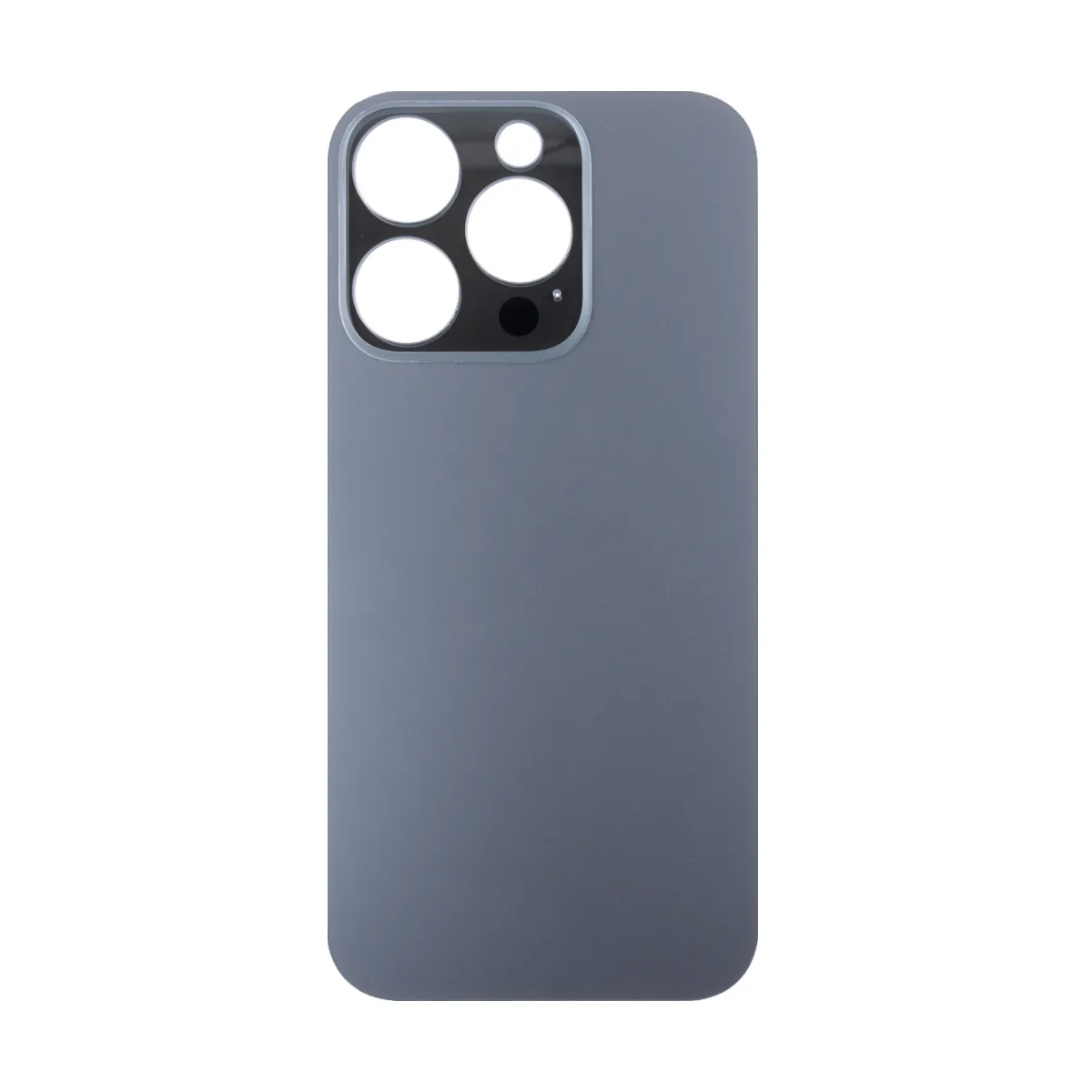 Задняя крышка для iPhone 14 Pro (A2891) Черный (стекло, широкий вырез под камеру, логотип)