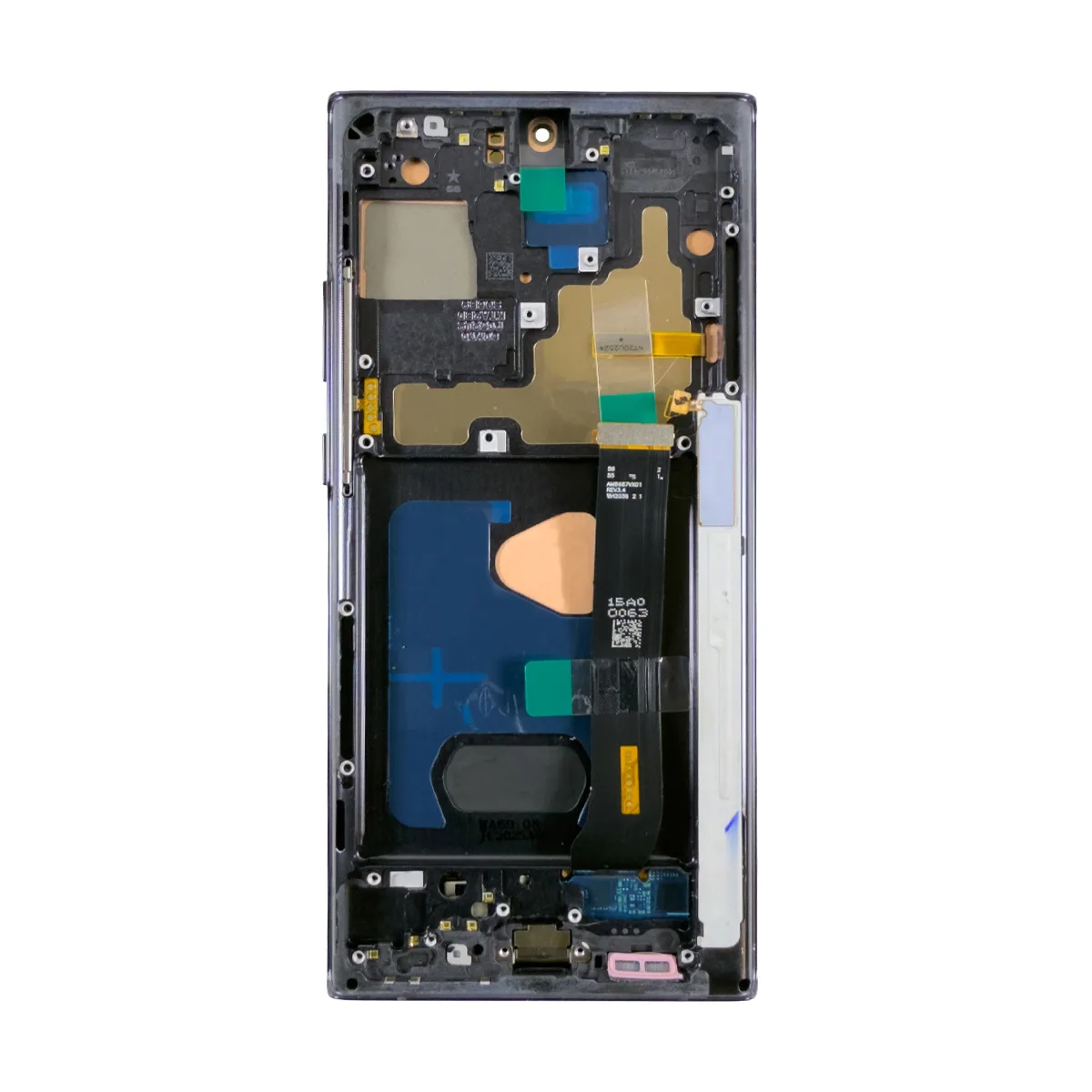 Дисплей для Samsung Galaxy Note 20 Ultra (N985F/N986F) модуль с рамкой Черный - (Soft OLED, 120 Гц)