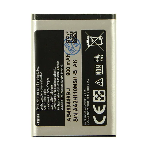 Аккумулятор для Samsung X200/X160/C3010/E1232/E1070/E1080/E2210 (AB463446BU)
