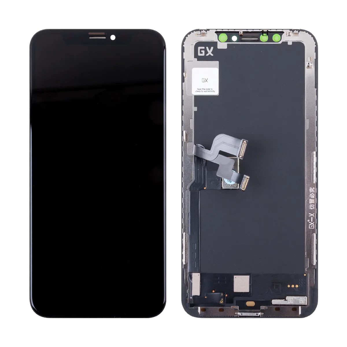 Дисплей для iPhone X (A1865/A1901) в сборе с тачскрином Черный - GX (Hard OLED)