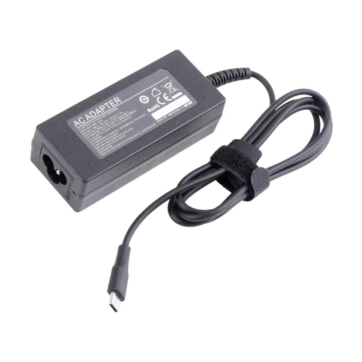 Блок питания (сетевой адаптер) для ноутбука HP/Dell 20V, 2,25A, 45W (Type-C) - Стандарт