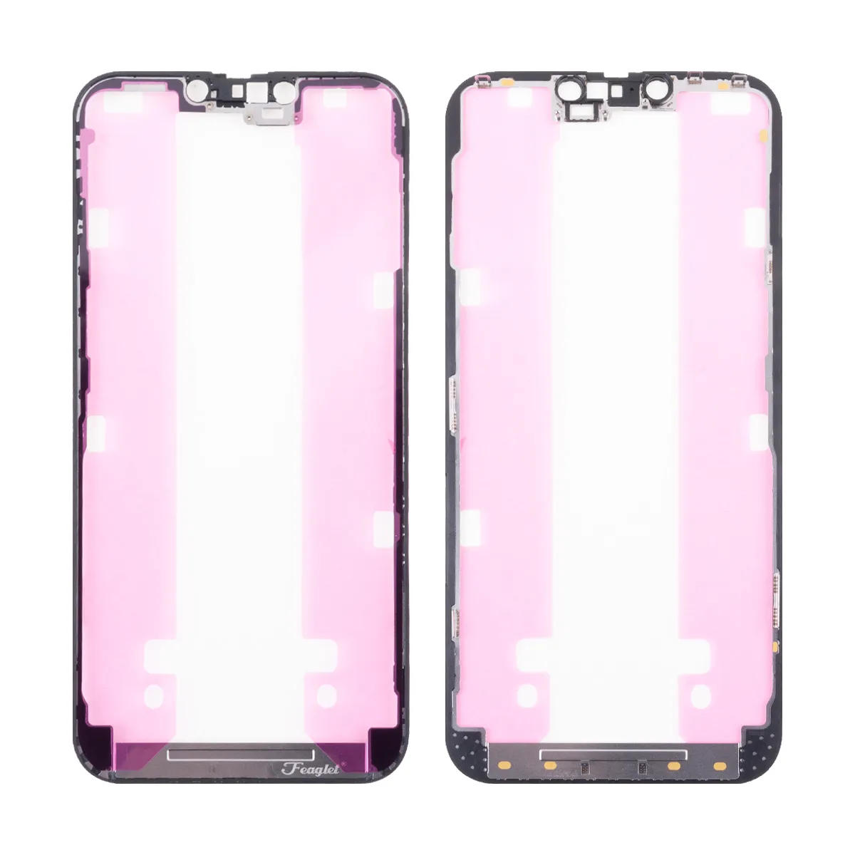 Рамка дисплея для iPhone 13 Pro Max (A2645) Черный - OR (Feaglet)
