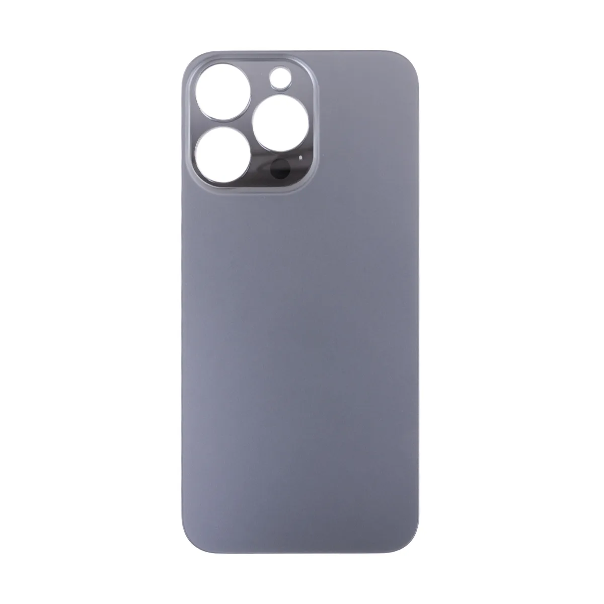 Задняя крышка для iPhone 13 Pro (A2640) Серый (стекло, монолит, широкий вырез под камеру, логотип)