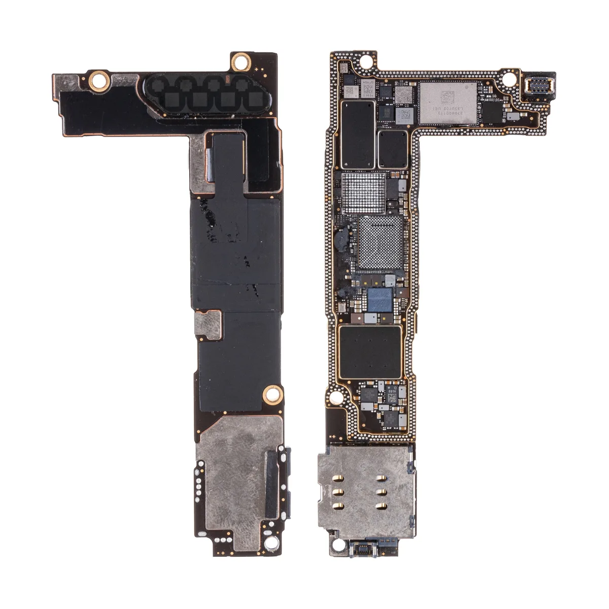 Материнская плата для iPhone 12 mini (A2399) Sim+E-Sim без микросхем (Нижняя часть)