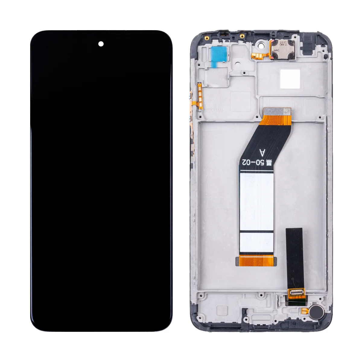 Дисплей для Xiaomi Redmi 10 (21061119DG/21061119AG) модуль с рамкой Черный - OR