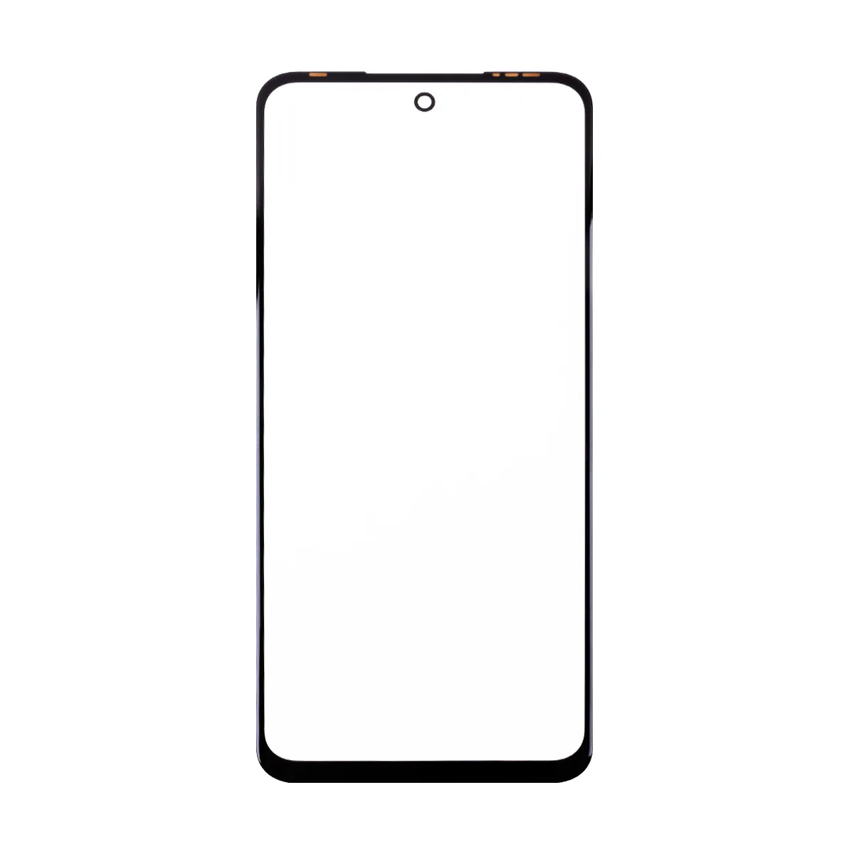 Стекло для переклейки Tecno Pova 4 (LG7n) с OCA пленкой Черный - OR (Mitsubishi)