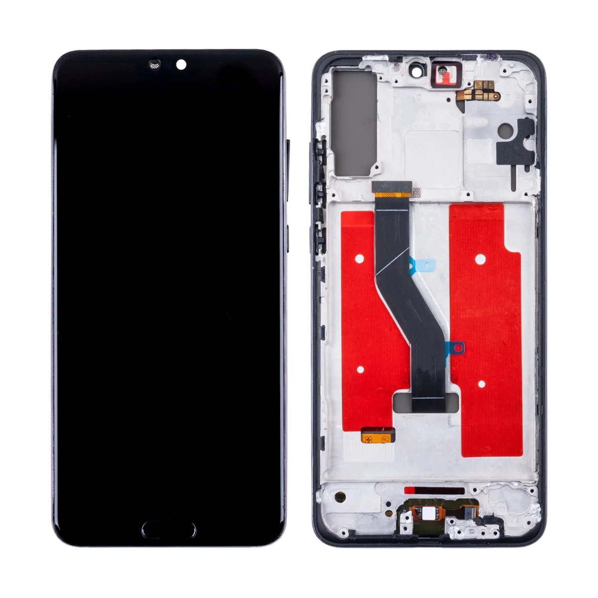 Дисплей для Huawei P20 Pro (CLT-L29) модуль с рамкой Черный - (OLED)