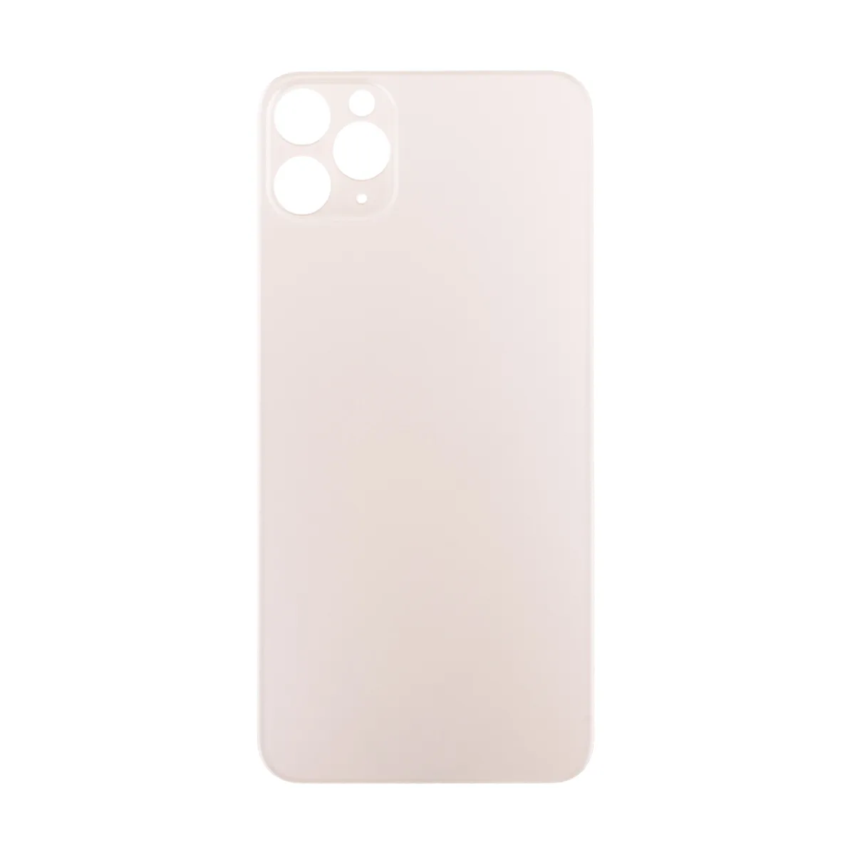 Задняя крышка для iPhone 11 Pro (A2215) Золото (стекло, монолит, широкий вырез под камеру, логотип)