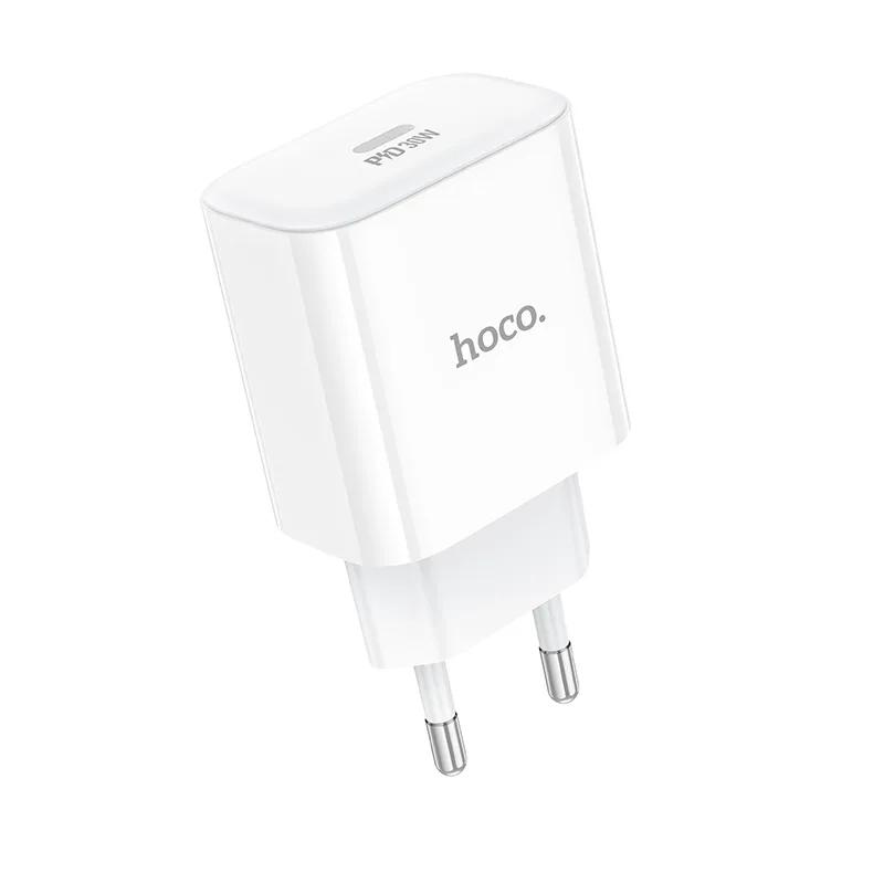 Сетевое зарядное устройство Type-C Hoco C76A Pro (30W, PD) Белый
