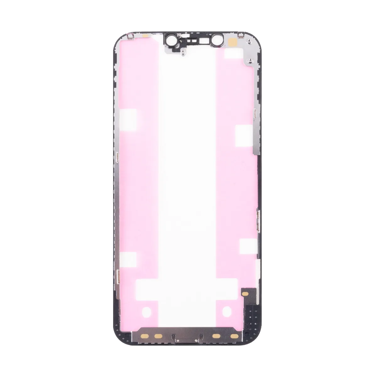 Рамка дисплея для iPhone 12/12 Pro (A2403/A2407) Черный - OR (Feaglet)
