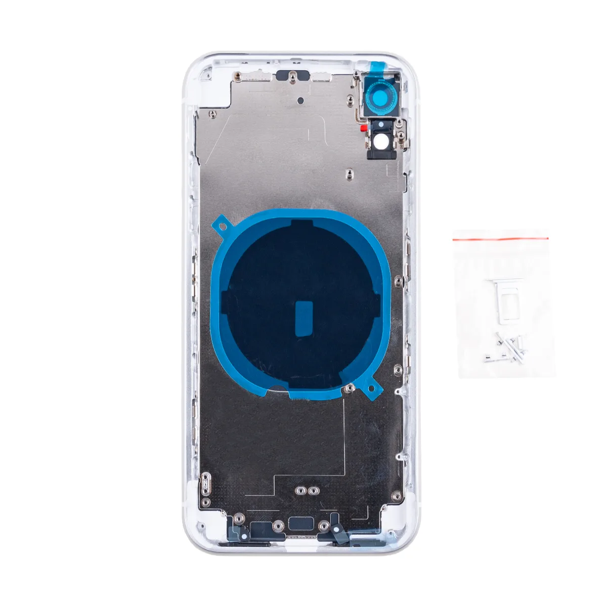 Корпус для iPhone Xr (A2105) (1 Sim) Белый - Премиум