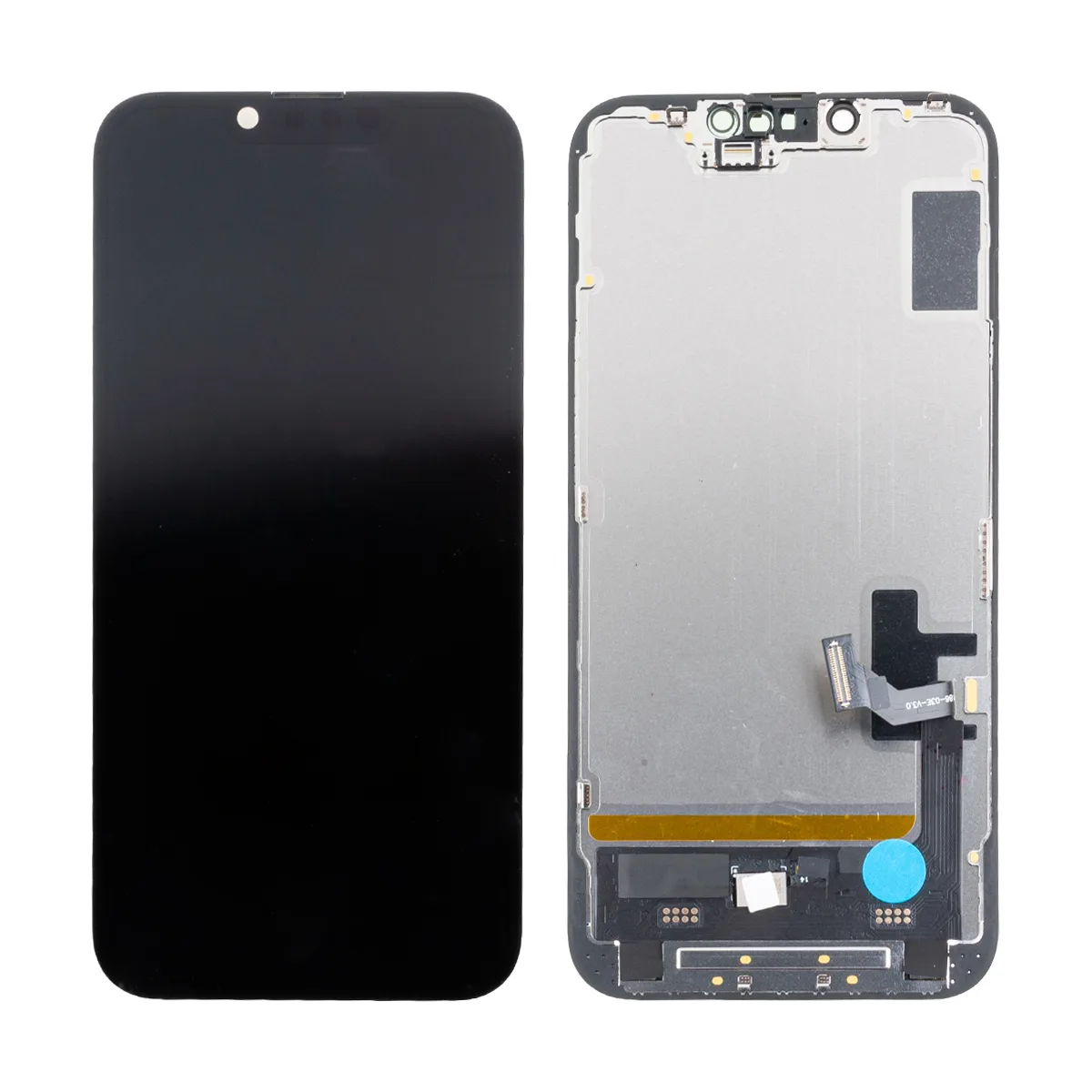 Дисплей для iPhone 14 (A2883) в сборе с тачскрином Черный - (Soft OLED, Full HD) (с верификацией = с