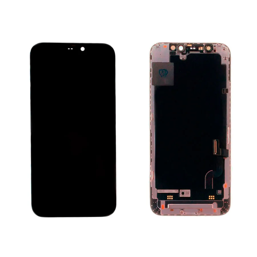 Дисплей для iPhone 12 mini (A2399) в сборе с тачскрином Черный - (Hard OLED, HD+) (площадка под IC)