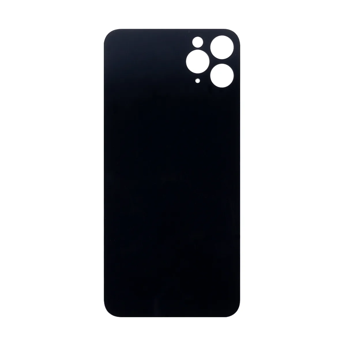 Задняя крышка для iPhone 11 Pro Max (A2218) Серый (стекло, монолит, широкий вырез под камеру, логоти