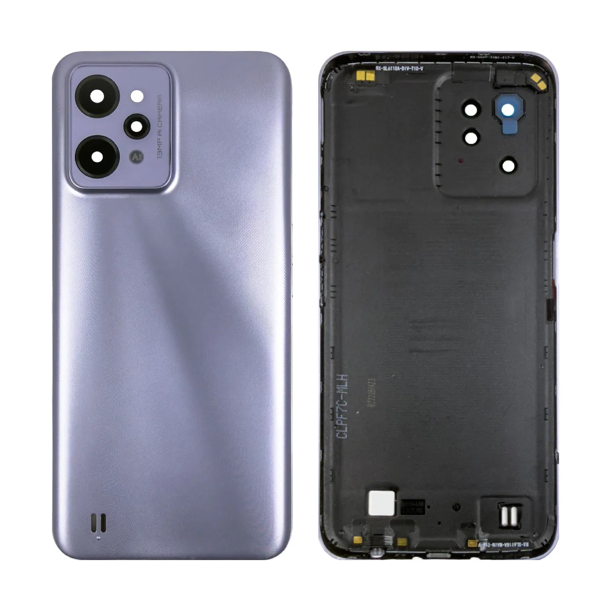 Задняя крышка для Realme C31 (RMX3501) Серебро