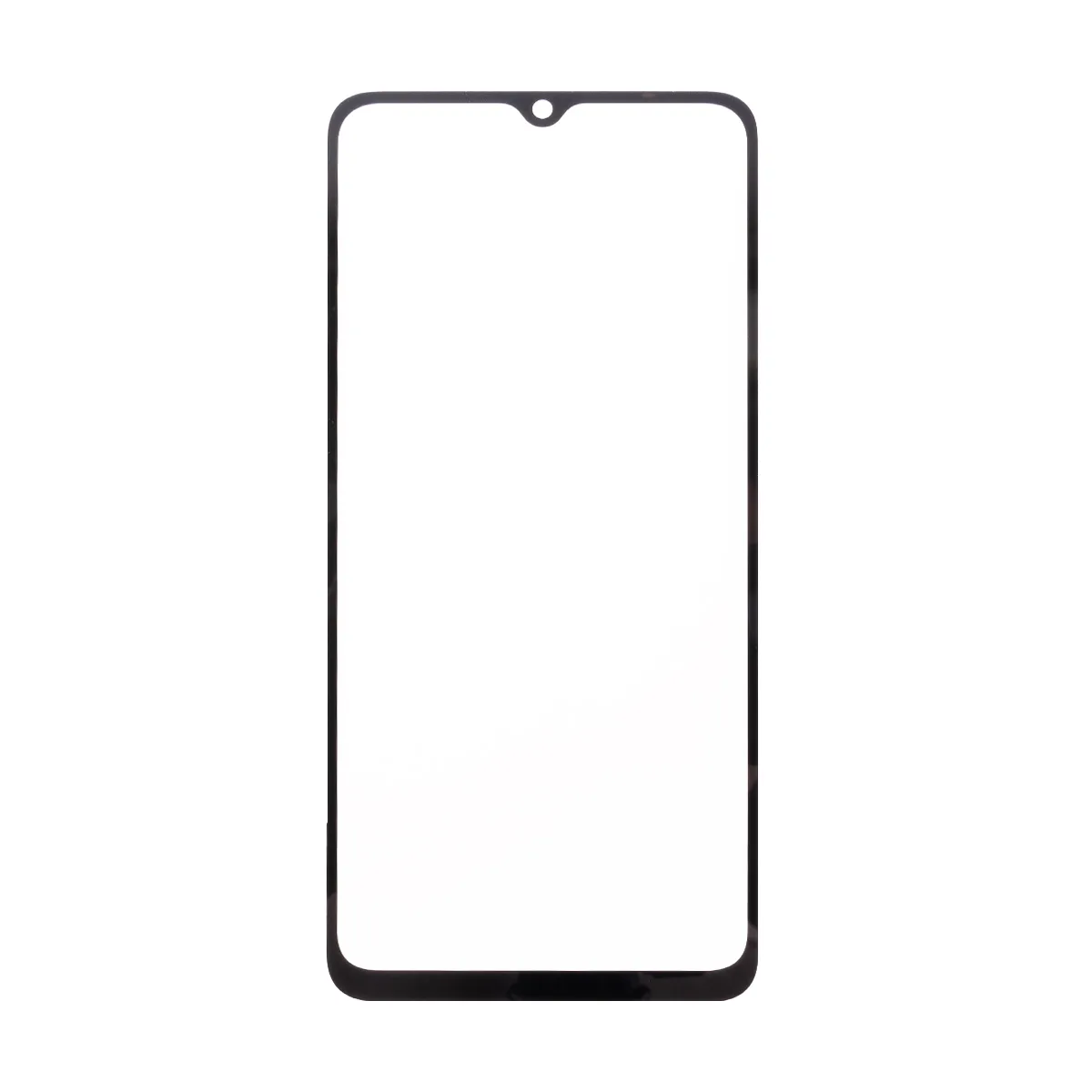 Стекло для переклейки Xiaomi Redmi 12C/Poco C55 (22120RN86G) с OCA пленкой Черный - OR (Mitsubishi)