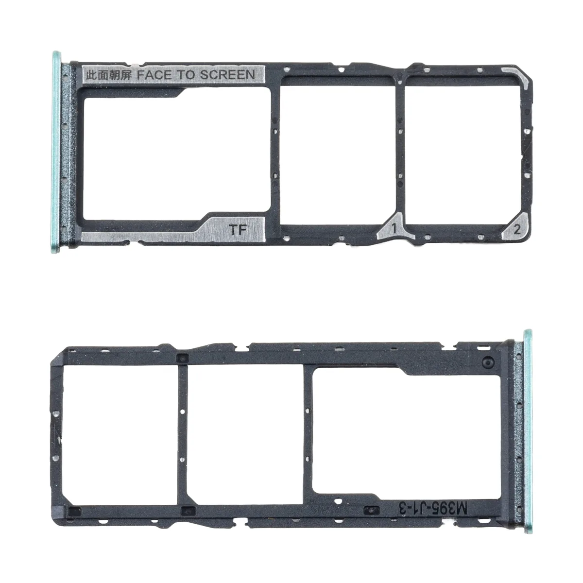 Держатель SIM для Xiaomi Redmi Note 12 4G/12S (23021RAA2Y/23030RAC7Y) Зеленый