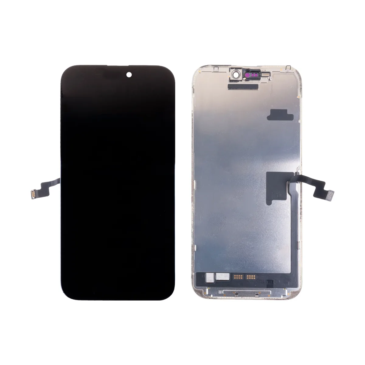 Дисплей для iPhone 16 Pro Max (A3296) в сборе с тачскрином Черный - OR100 (rev. LG) (Снятый, без рем