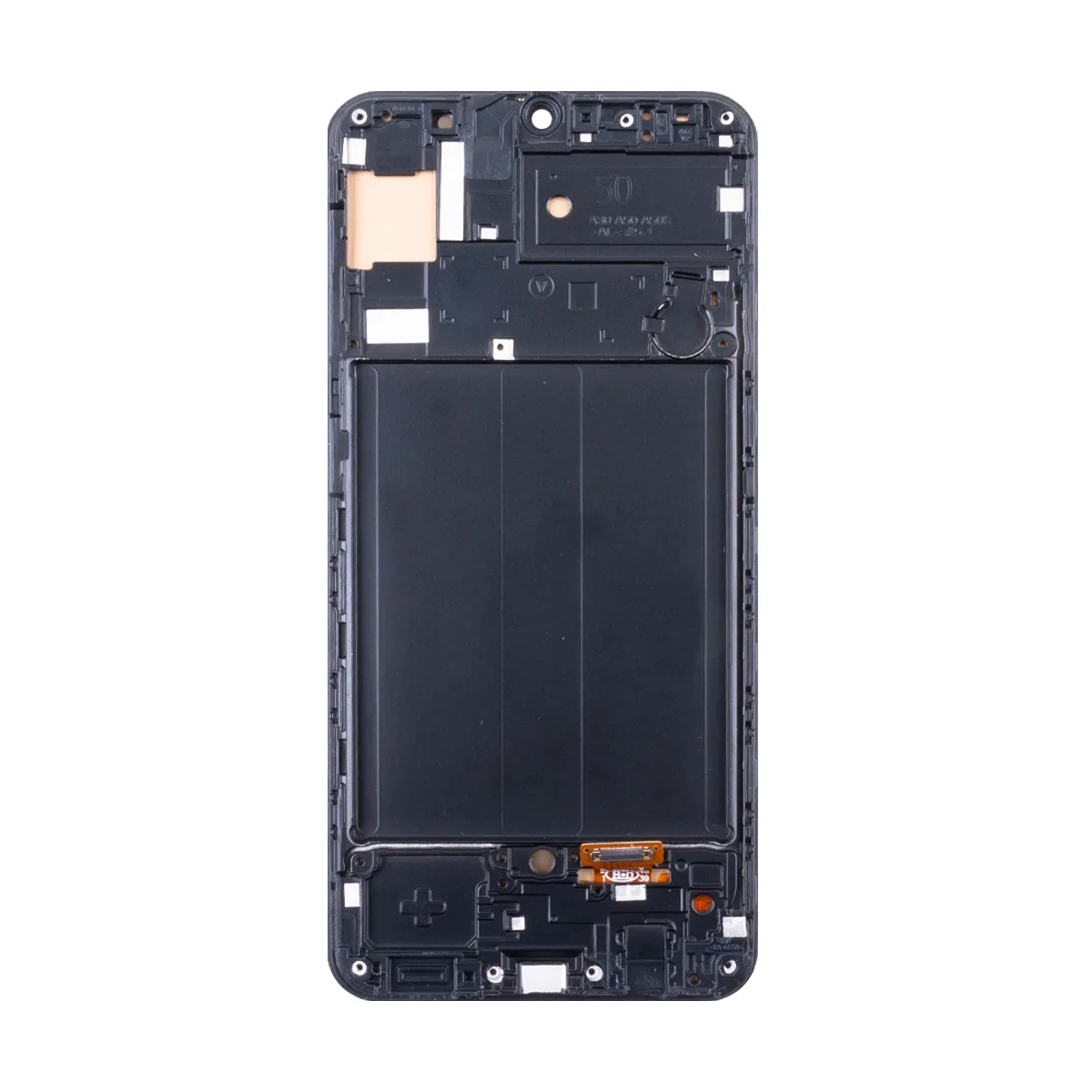 Дисплей для Samsung Galaxy A50 (A505F) модуль с рамкой Черный - (OLED)