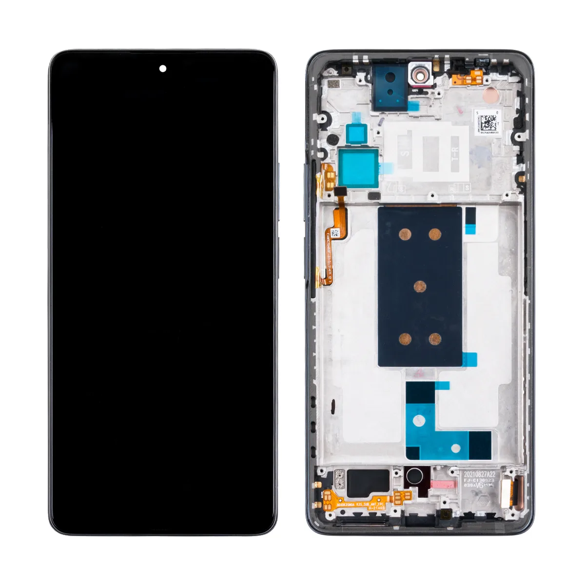 Дисплей для Xiaomi 11T Pro/11T (2107113SG/21081111RG) модуль с рамкой Черный - OR (SP)