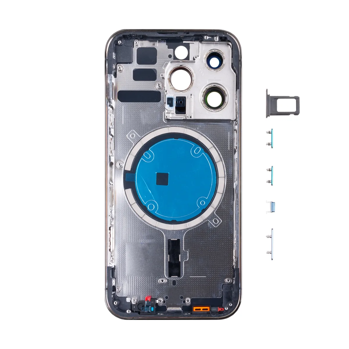 Корпус для iPhone 14 Pro (A2891) (1 Sim) Черный - Премиум