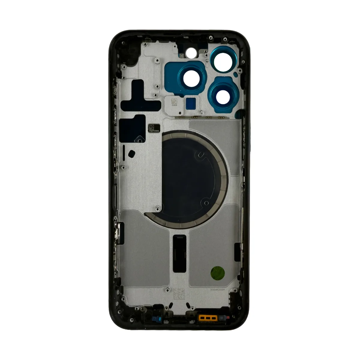 Корпус для iPhone 15 Pro Max (A3106) (1 Sim) Черный - Премиум