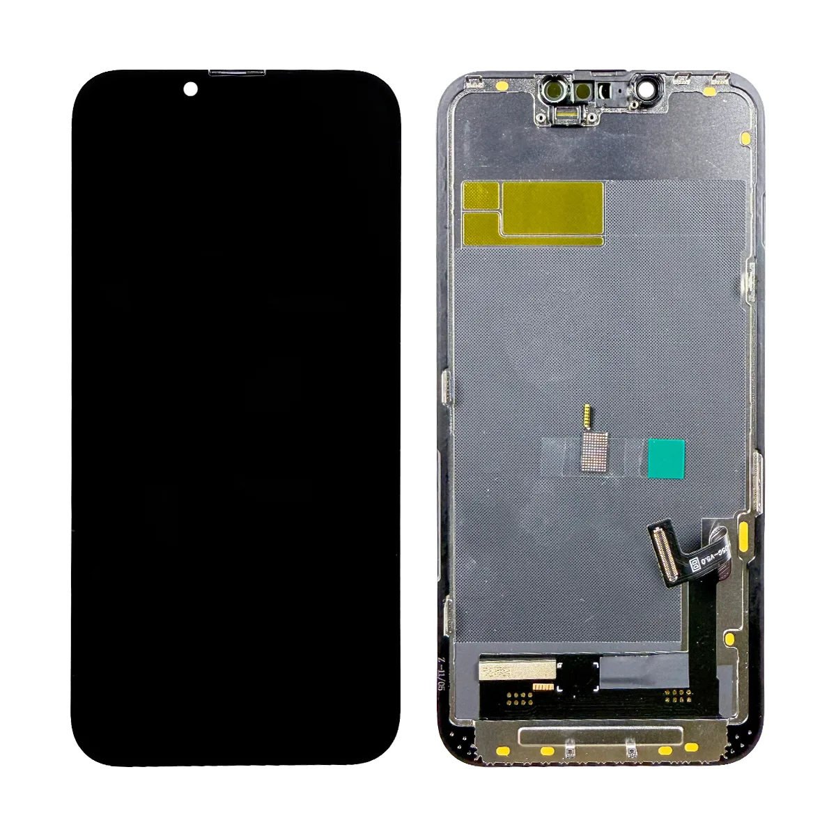 Дисплей для iPhone 13 (A2635) в сборе с тачскрином Черный - DD (Soft OLED, Full HD) (площадка под IC