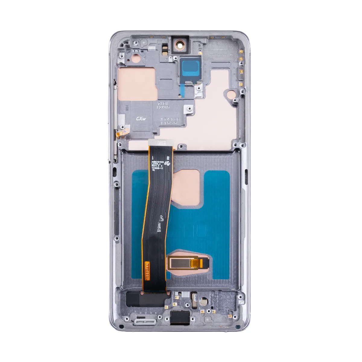 Дисплей для Samsung Galaxy S20 Ultra (G988B) модуль с рамкой Серый - (OLED) (Full Size)