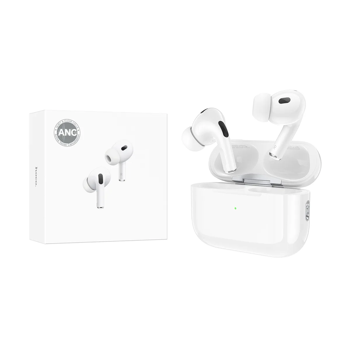 Беспроводные наушники Bluetooth Hoco EW94 (TWS, вакуумные, активное шумоподавление) Белый