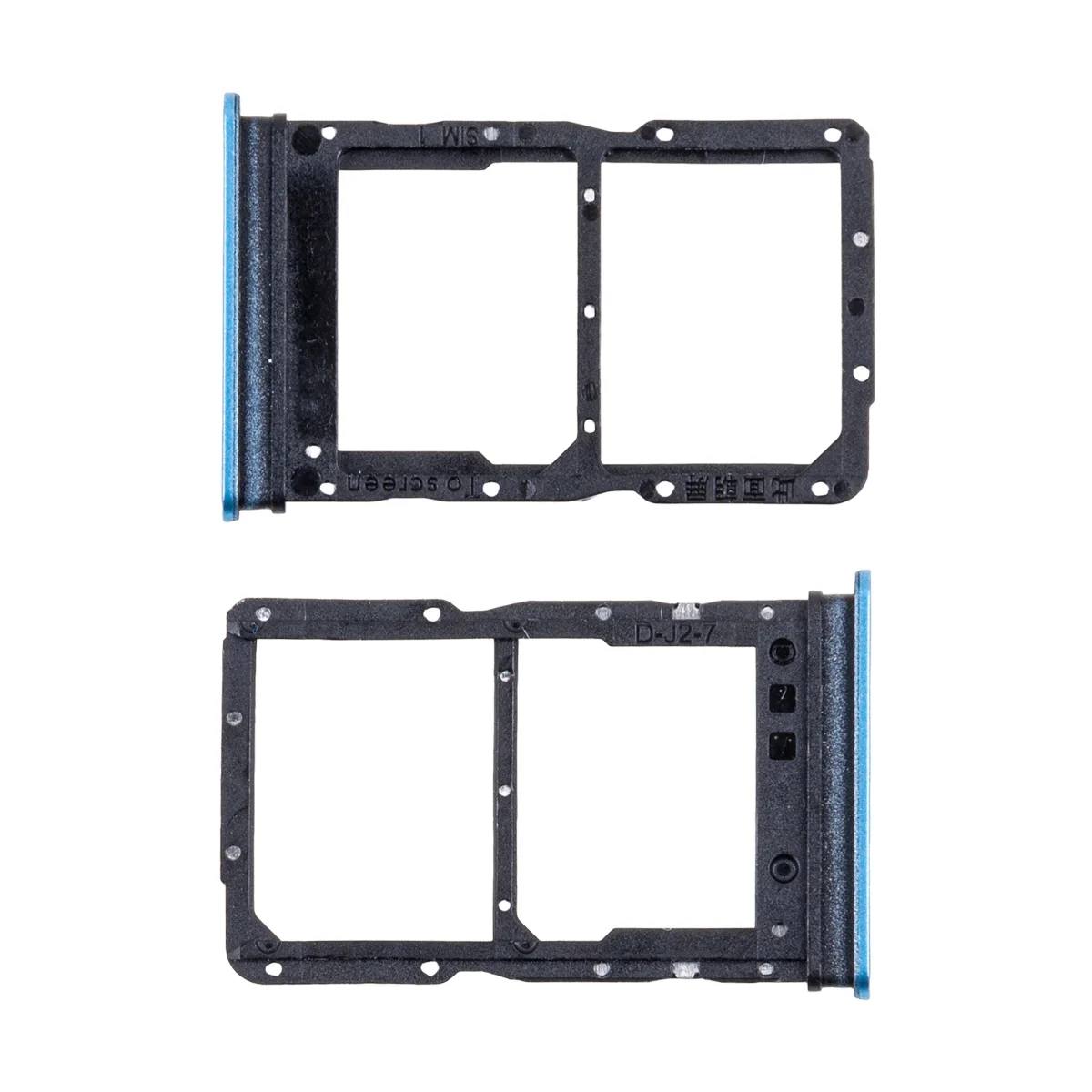Держатель SIM для Huawei Honor X8a 4G/90 Lite (CRT-LX1/CRT-NX1) Голубой