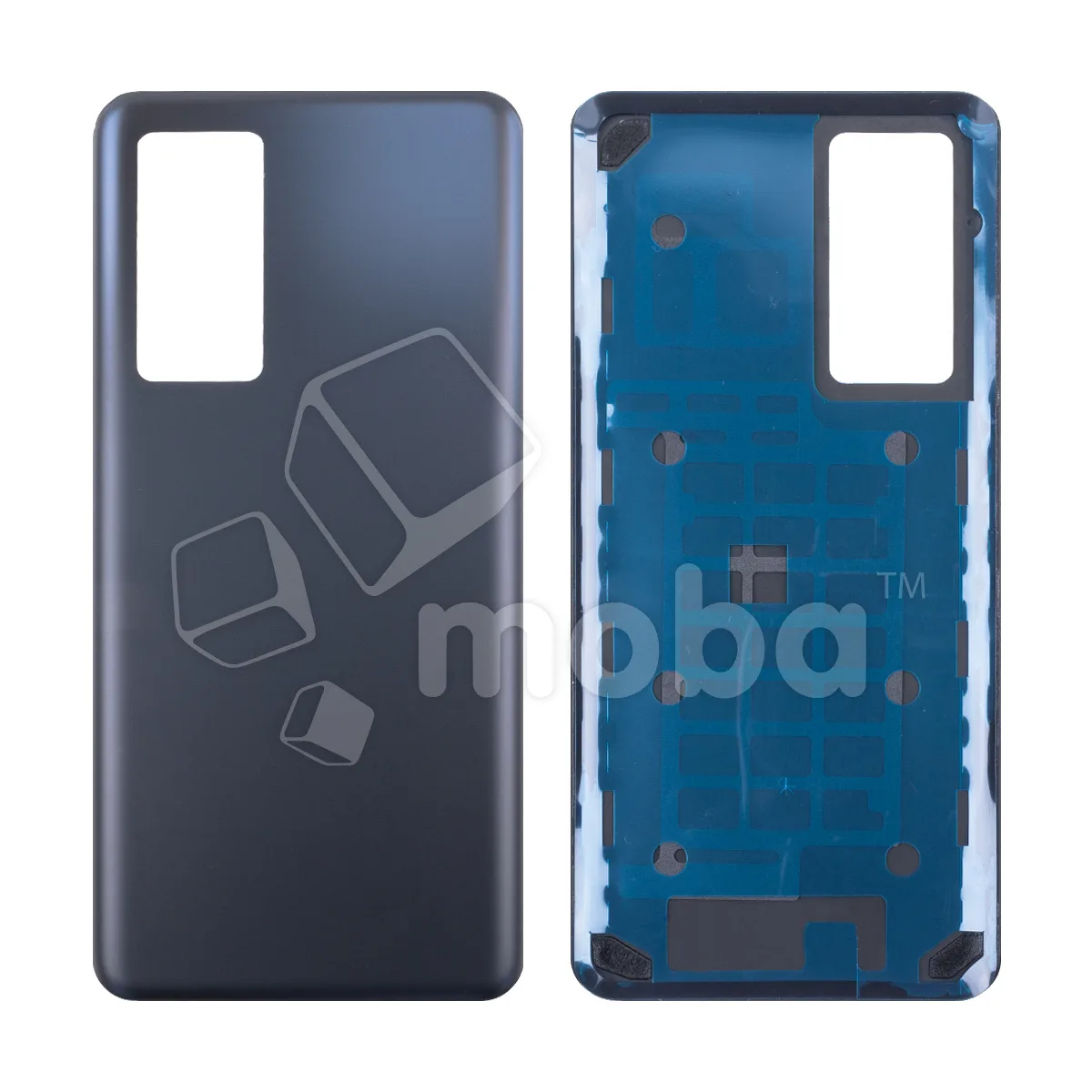 Задняя крышка для Xiaomi 12T/12T Pro (22071212AG/22081212UG) Черный (Глянцевая)