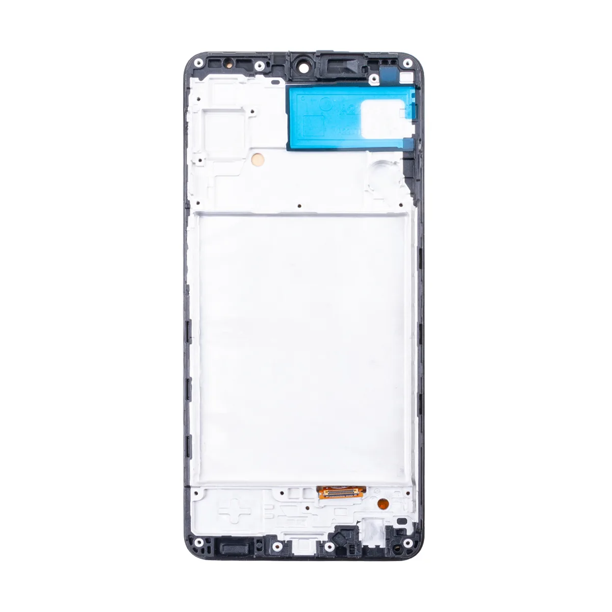 Дисплей для Samsung Galaxy A22 4G (A225F) модуль с рамкой Черный - (OLED)