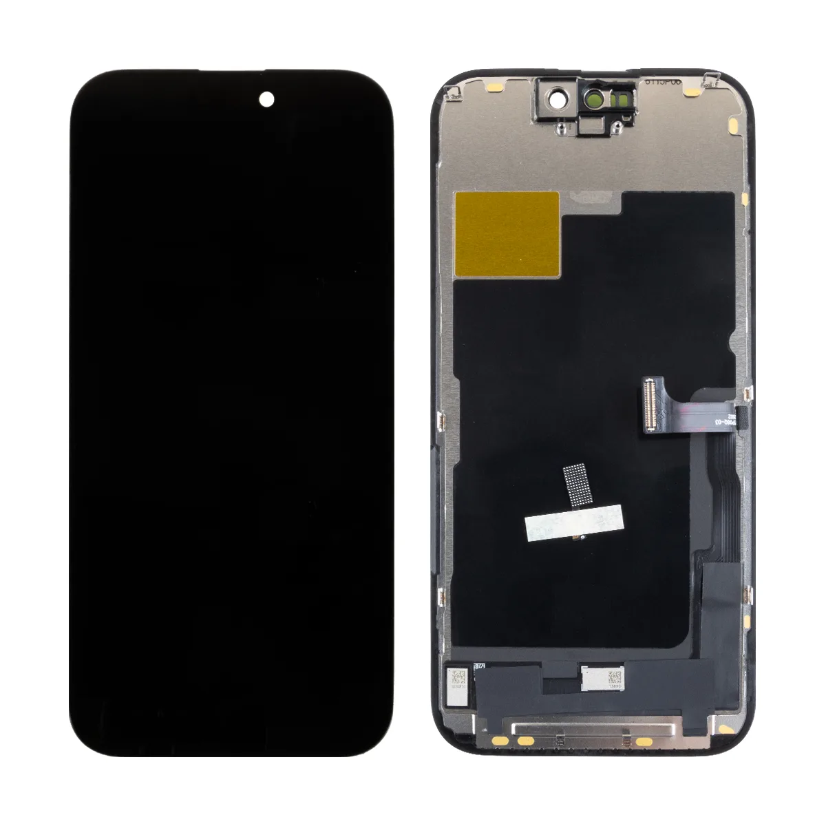 Дисплей для iPhone 15 Pro (A3102) в сборе с тачскрином Черный - (In-Cell, Full HD, 120 Гц) (площадка