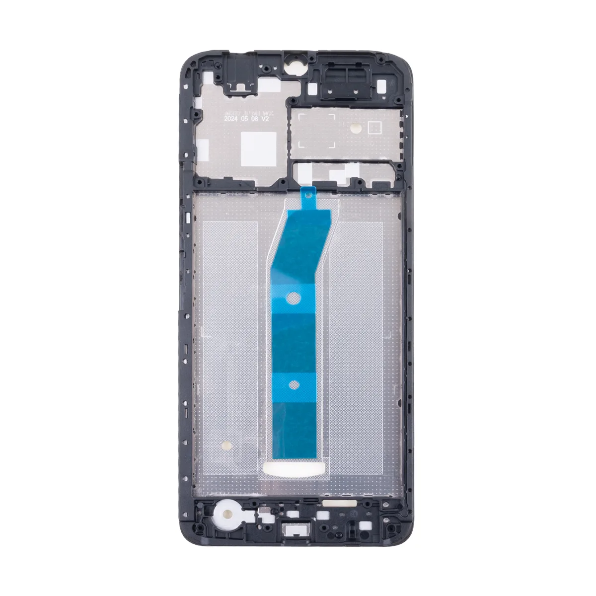 Рамка дисплея для Xiaomi Redmi A3x (24048RN6CG) Черный (возможен дефект ЛКП)