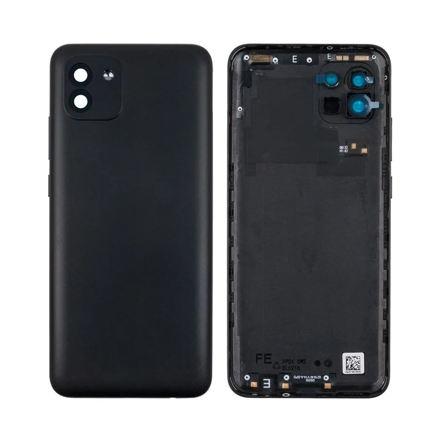 Задняя крышка для Samsung Galaxy A03 (A035F) Черный