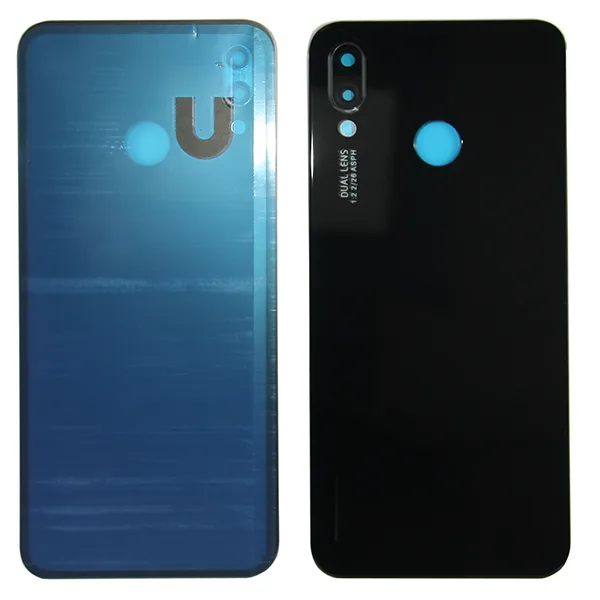Задняя крышка для Huawei P20 Lite (ANE-LX1) Черный - Премиум