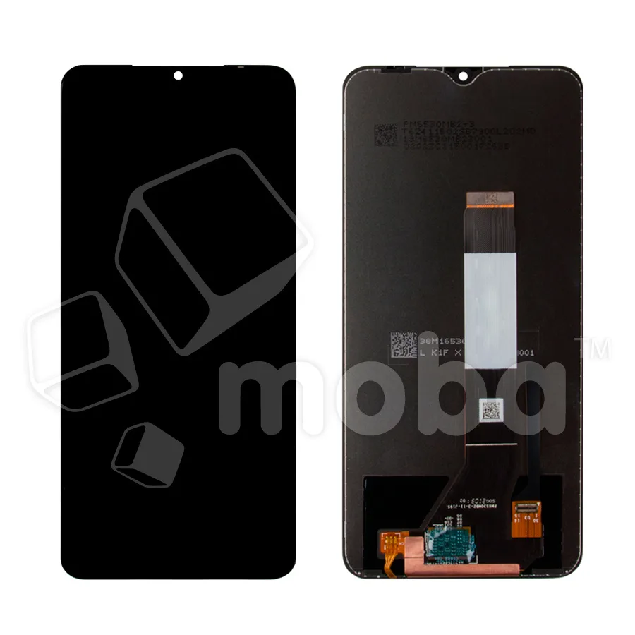 Дисплей для Xiaomi Poco M3/Redmi 9T (M2010J19CG/M2010J19SY) в сборе с тачскрином Черный - OR (Full H