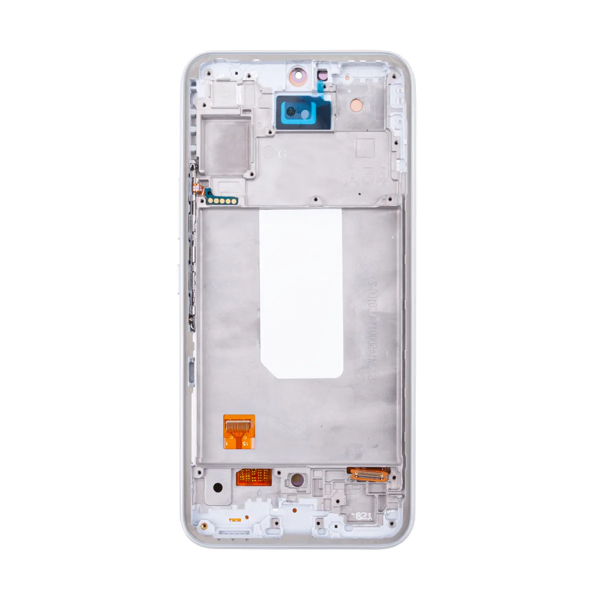 Дисплей для Samsung Galaxy A54 5G (A546E) модуль с рамкой Белый - (OLED) (Full Size)