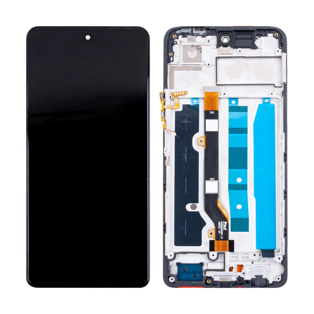 Дисплей для Tecno Spark 20 Pro (KJ6) модуль с рамкой Черный - OR (Full HD, 300 Кд/м?, 120 Гц)