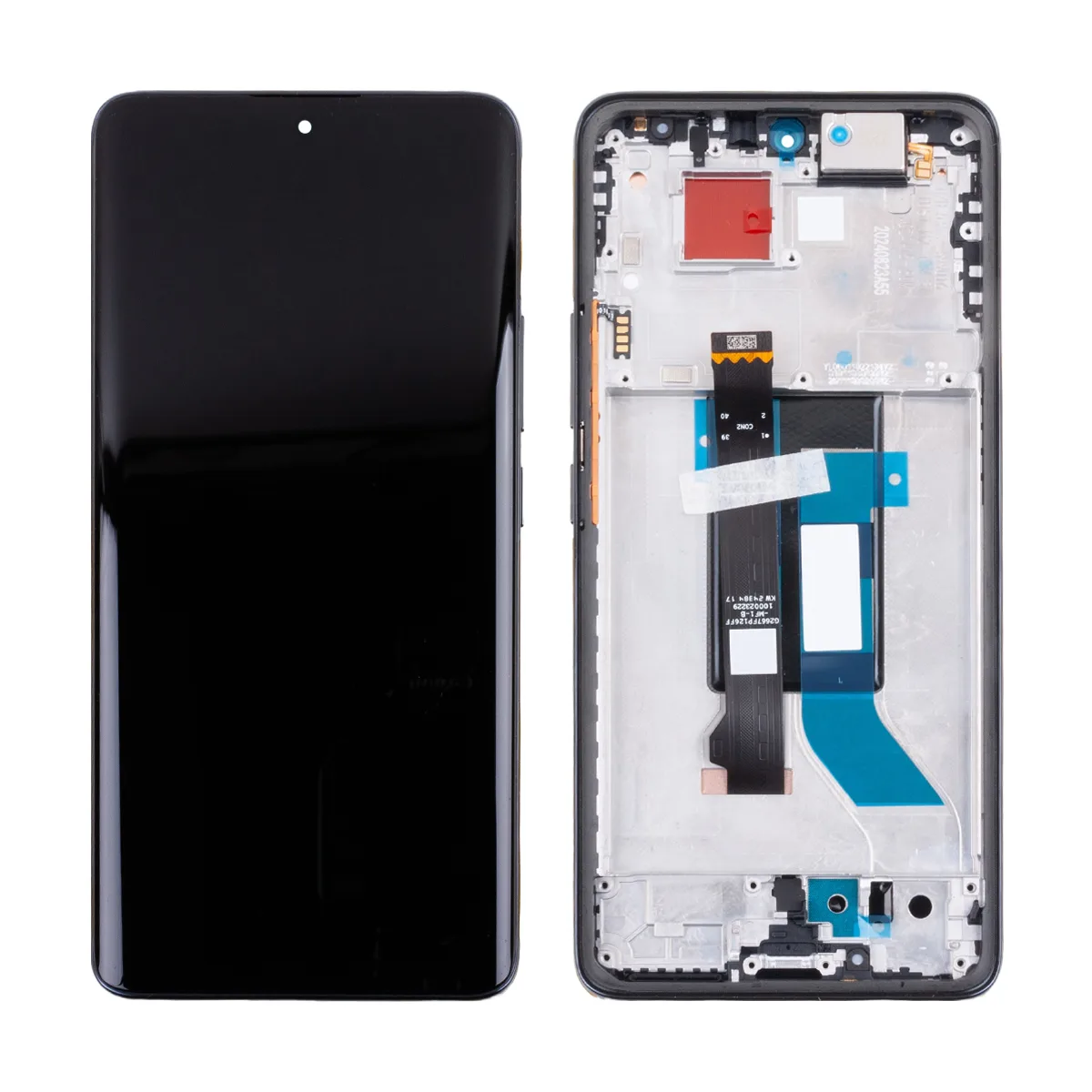 Дисплей для Xiaomi Poco X7/Redmi Note 14 Pro 5G (24095PCADG/24090RA29G) модуль с рамкой Черный - OR