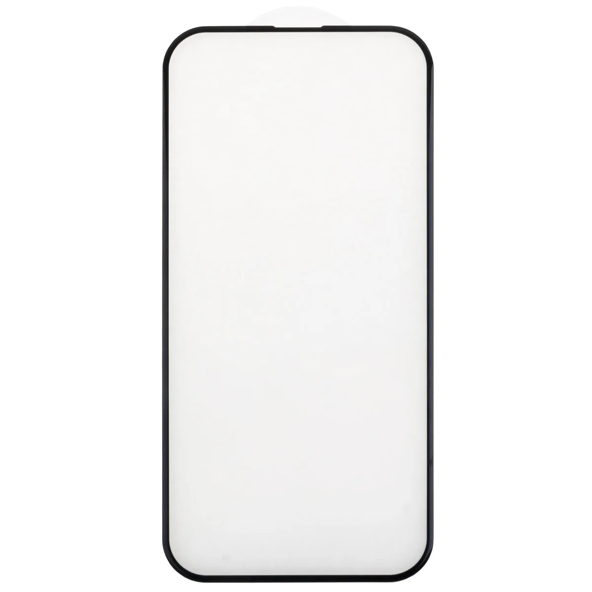 Защитное стекло "Премиум" для iPhone 14 Pro Max Черный (Закалённое+, полное покрытие)