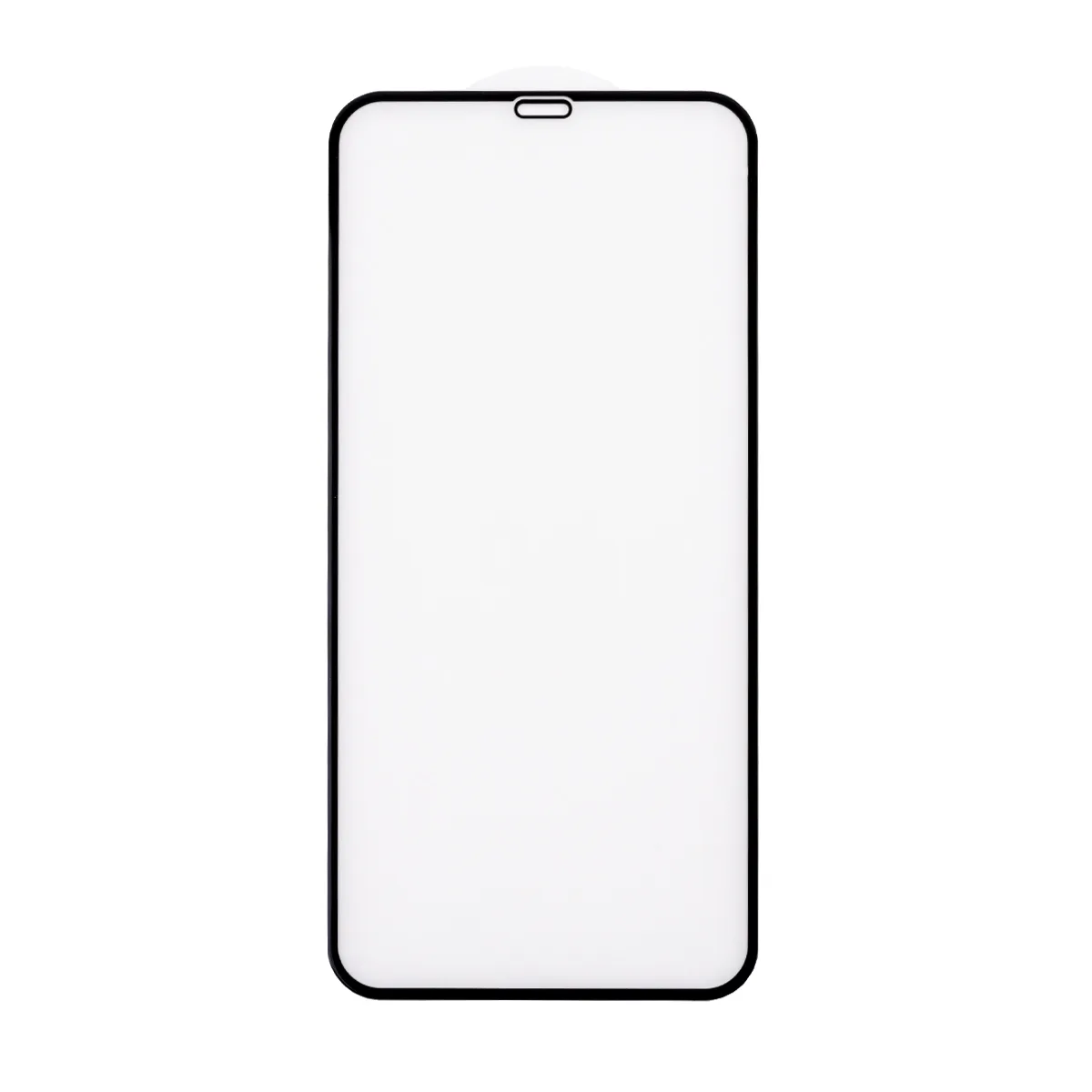 Защитное стекло "Матовое" для iPhone Xs Max/11 Pro Max Черный (Закалённое, полное покрытие)